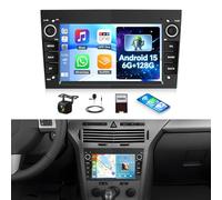 6G+128G 8Core GOHHDL Android 15 Autoradio para Opel Corsa Astra Antara Vectra Zafira Meriva Vivaro Combo Signum con Carplay Android Auto, Radio de 7 Pulgadas con GPS BT WiFi FM/RDS SWC Cámara&Mic