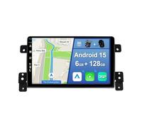 [6GB+128GB] Android 15 2 DIN Autoradio para Suzuki Grand Vitara 2004-2015-[Integrado CarPlay/Android Auto/DSP/GPS]-IPS 9 Pulgada Touch Screen-CAM+Mic-Dab/Bluetooth 5.0