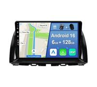 [6GB+128GB] Android 16 2 DIN Autoradio para Mazda CX-5 2012-2017-[Integrado CarPlay/Android Auto/DSP/GPS]-IPS 10.1 Pulgada Touch Screen-CAM+Mic-Dab/Bluetooth 5.0/AHD Cámara