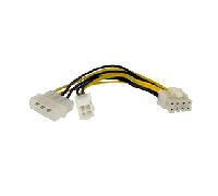 Adaptador - StarTech.com EPS48ADAP Adaptador de Potencia EPS de 4 Pines a 8 Pines con LP4