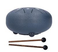 6in 8 a la Lengua con Mazos Música Libro de Música Instrumentos de Percusión Musical para la Meditación Entretenimiento Azul Nengua Drumhand Drumhand to Longue Una Más Amplia Debe Ser (Azul marino)