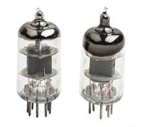 6J1 - Tubo de vacío HF Pentodo Módulo - 6.3V 0.17A Tubo de electrones para preamplificador de audio, válvula de vidrio de bajo ruido de alta fidelidad con transconductancia 5.2mA/V, paquete de 2