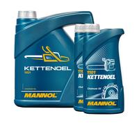 6L 4 + 2x 1 Litro Mannol Aceite Cadena Universal Mineral Sierra Motosierra