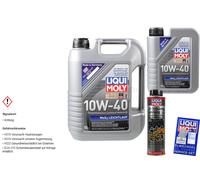 6L LIQUI MOLY MoS2 Aceite Motor 10W-40 Limpieza De Aceite De Motor