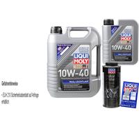 6L LIQUI MOLY MoS2 Aceite Motor 10W-40 MotorProtect Aceite Aditivo
