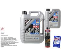 6L LIQUI MOLY Top Tec 4600 5W-30 Aceite Motor Limpieza De Aceite