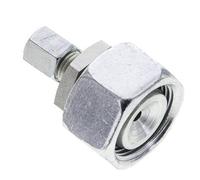 6L y 22L Accesorio de corte recto de acero galvanizado con rótula 160 bar Junta tórica de NBR Cono de sellado ISO 8434-1