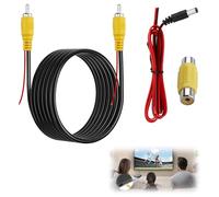 6m Rca Cable De Extensión De Vídeo, Cable Camara Trasera Extensión Av Con Conector Macho a Macho Audio Para Parking View Camera Conexión a Monitor Auto O Navegació Para Camión Furgoneta Autocaravana