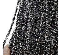 6meter Price Beaded Lace Accessories Diy Hand Decoration Belt Materials Pearl(Brass)