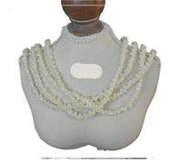 6meter Price Beaded Lace Accessories Diy Hand Decoration Belt Materials Pearl(Color44)