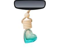 6ml Oil Diffuser Car Heart-Shaped Glass Perfume Bottle Ornament