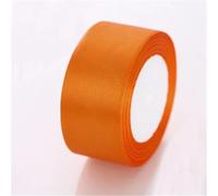 6mm 10mm 15mm 20mm 25mm 40mm 50mm Satin Ribbons White Pink Red Purple Green Black Yellow Orange 34 Colors(Orange,10mm Wide)