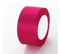 6mm 10mm 15mm 20mm 25mm 40mm 50mm Satin Ribbons White Pink Red Purple Green Black Yellow Orange 34 Colors(28 Deep Fushia,20mm Wide)