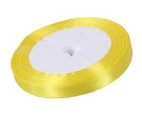 6mm 10mm 15mm 20mm 25mm 40mm 50mm Yellow Silk Satin Ribbons Wedding Party Decoration Wrapping DIY Crafts(10mm Wide)