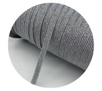 6mm Glitter Elastic Ribbon Sewing Band Fiat Rubber For Waist Stretch Rope DIY Mask Lanyard(36,2yards)