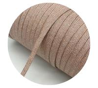 6mm Glitter Elastic Ribbon Sewing Band Fiat Rubber For Waist Stretch Rope DIY Mask Lanyard(38,135yards 1 Roll)