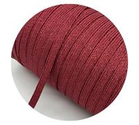 6mm Glitter Elastic Ribbon Sewing Band Fiat Rubber For Waist Stretch Rope DIY Mask Lanyard(46,135yards 1 Roll)