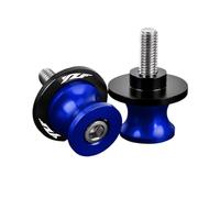 6mm Motorcycle Swing Arm Stand Screw Swingarm Spools Sliders Accessories Compatible with Yamaha YZF R1 R3 R6 R25 1999-2023 2022 2021 2020(Blue 6mm)