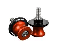 6mm Motorcycle Swing Arm Stand Screw Swingarm Spools Sliders Accessories Compatible with Yamaha YZF R1 R3 R6 R25 1999-2023 2022 2021 2020(Red 6mm)