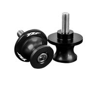 6mm Motorcycle Swing Arm Stand Screw Swingarm Spools Sliders Accessories Compatible with Yamaha YZF R1 R3 R6 R25 1999-2023 2022 2021 2020(Black 6mm)