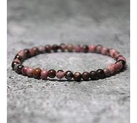 6mm Natural Stone Beads Bracelet Handmade Small Beaded Buddha Mala Braclet For Men Yoga Wristband Jewelry Homme-Dark green