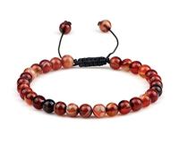 6mm Striped Agate Braided Bracelets More Colors Natural Onyx Stone Beads Bangles Jewelry Women Adjustable Chain Gift,estilo 1