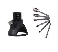 6pc HSS Routing Router Bits Burr con Taladro Tallado Rotatorio Localizador Conjunto Conjunto Rotatorio