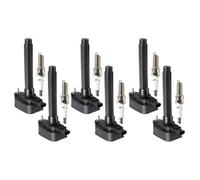 6pc Ignition Coils con 6pc Spark Plugs Compatible con Pacifica Durango Cherokee Ram 1500 3.6L V6 Modelos