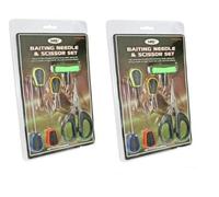 6pc Plastic Baiting Set on Blister carp/coarse fishing x 2 by NGT
