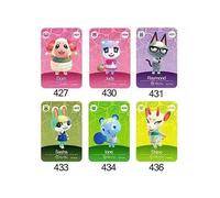 6PC Popular Animal Crossing Serie 5 Nuevos Aldeanos Tarjetas Amiibo