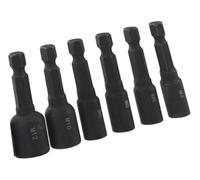 6Pcs 1/4 Inch Hex Shank Socket Holder Set 4-12mm, Extension Bar Alloy Steel Socket Tools for Model Making DIY Auto Repair Machine Maintenance