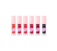 (6pcs,1 set)2 in 1 Waterproof and Long Lasting Water Glossy Stain, Lip Tint, Matte Finish
