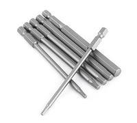 6pcs 100mm Puntas de Destornillador Hexagonal Juego de Cabezas de Destornillador Hexagonal 1/4" Hex Caa