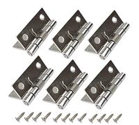 6pcs 2.5 inch bisagras de puerta de resorte bisagra de acero inoxidable 304 para puertas internas y externas (1.5inch)