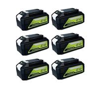 6pcs 24V 5000mAh Batería Recargable Li-Ion para Herramientas Eléctricas, Compatible con Greenworks 29842 29852 29322 20362 MO24B410 MO48L4211