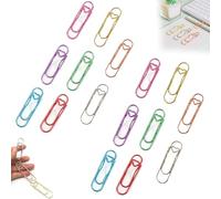 6Pcs 3 Colors Heart Pen Clip Metal Pencil Clips, Multifunctional Rose Gold Silver Carbon Steel Paperclip, Heart Pen Clip for Notebook, Notebook Book Journal Office School (16PCS)