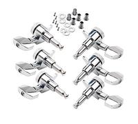 6pcs 3L3R Guitarra Locking Tuning Peg sintonizador Machine Head Cadena de acero para guitarra