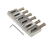 6pcs 6 Cuerdas Guitarra Eléctrica Saddles Zincs Aleación Puente Puente Sistemas De Tremolo Puentes Guitarra Electric Guitar Roller Bridge De Trémolo Puentes