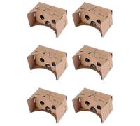 6pcs 6 Inch Diy 3d Vr Virtual Reality Glasses Hardboard for Cardboard