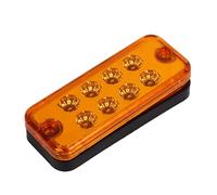 6pcs 8 LED LED Clear Marker Indicador Indicador Ligero de la Luz del Remolque, Hecho de como Caparazón, Alta Transparencia, Cada Lámpara a Prueba de Brillo, Amortiguadores y