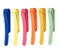 6Pcs Automatic Bookmarks, Smart Bookmarks, Silicone Book Marks, Unique Reading Book Clips, Anti-Slip Reading Page Marker, Reading Accessories for Book Lovers, Stay in Place and Follow as You Read