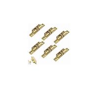 6pcs Brass Double Ball Catch,Door Ball Catch,Door Lock,Brass Door Latches,Double Roller Catch for Cupboard Furniture Door Cabinet Latch Door Lock,T