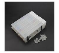 6pcs Cartucho Recargable PFI-107 Compatible con Canon IPF680 | Impresión Gran Formato, Diseño Reutilizable, Chip Integrado, Kit Recarga, Salida Estable(No Chip)