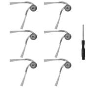 6Pcs Cepillos Lateral Recambios para Roborock Saros 20/Saros 10R/Qrevo S5V/Qrevo Curv/Qrevo Curv 2 Pro/Curv 2 ProX/Qrevo Edge/QV 35A/QV 35S/Q10 S5/Q10 S5+/Q10 X5/Q10 X5+/Q7 M5/Q7 M5+/Q7 L5/Q7 L5+