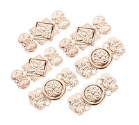 6pcs Clip de Metal Damas suéter Vintage Chal Claw clak Cubo de Cuello de Capa brochables de y Resistentes para Uso Diario