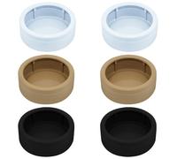 6Pcs Comedero para Reptiles y Gusano, Plato de Alimentación a Prueba de Fuga para Dragón Barbudo Araña Saltadora Geco Lagarto Camaleón, Taza de Plástico Anti-Derrame para Gusanos 2.83 in