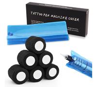 6pcs Cubierta de agarre de tatuaje y 200pcs Bolsas para Máquinas Tatuaje, Rayyl 206pcs Set Accesorios de Tatuaje Artista de Tatuajes