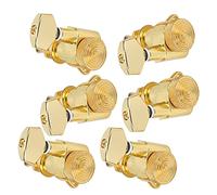 6pcs de Bloqueo de Guitarra ST ST PEG SET para GUI Acústica Eléctrica - Cabezales de Metal con Ajuste Preciso (Tres sets a la izquierda y tres derechas.)