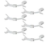 6pcs Dispositivo de ejercicio facial seguro Forma de la cara herramientas de belleza Prácquico práctico Corrector del entrenador de la sonrisa del músculo facial Corrector para músculos que esti.