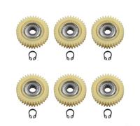 6PCS E-Bike 36T Nylon Straight Gear Hub Motor Planetario Gear 608 Bearing(PA66 Gear)